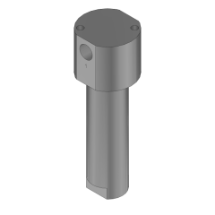 NACE Filter, High Pressure, 1/4"NPT, 3 micron, SST