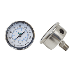 Air Gauge, 2.5" DIA, 0-160 PSI, Dry
