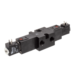 Valve, 4-Way, Alum, 24VDC