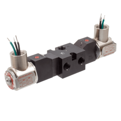 Valve, 3-Way, Alum, 24VDC