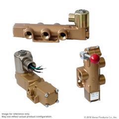 Valve, 2-Way, Brass, 24VDC