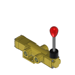 Valve, 3-Way, Brass