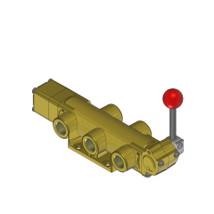 Valve, 4-Way, Brass