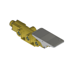 Valve, 4-Way, Brass