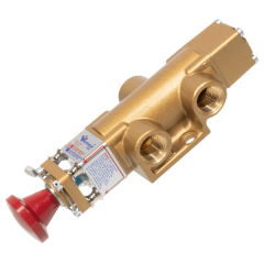Valve, 3-Way, Brass