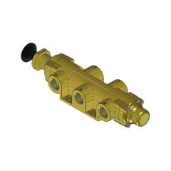 Valve, 4-Way, Brass