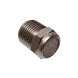 Exhaust Muffler, 3/8"NPT, Brass Plated