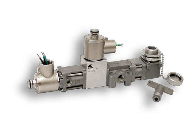 Arial view of storage tanks