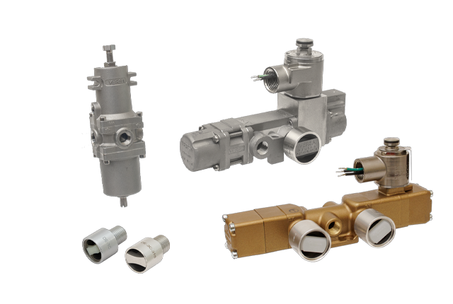 Arial view of storage tanks